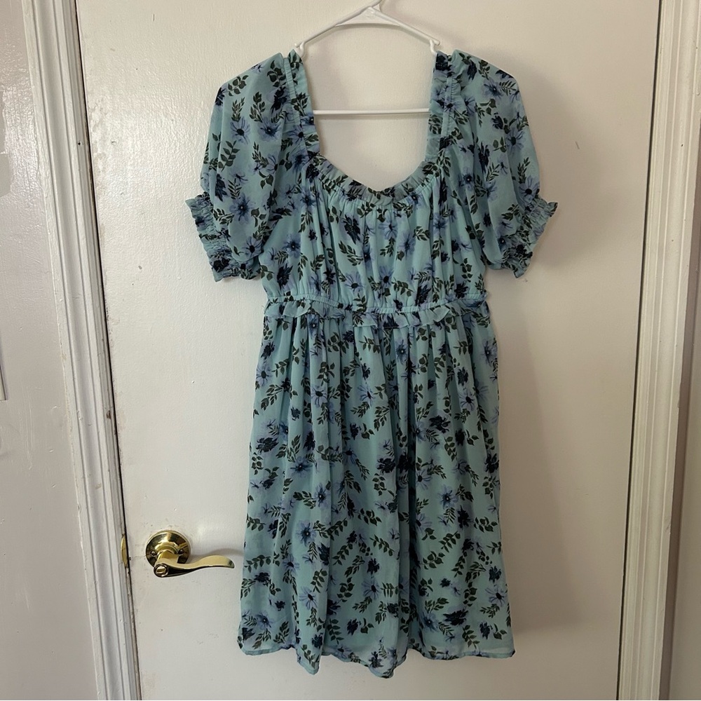 NWOT Floral Babydoll Dress